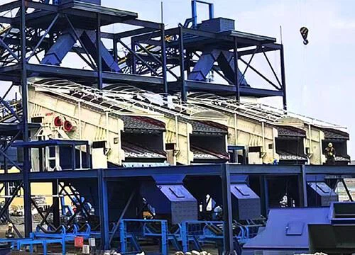 Écrans inclinés pour granulats