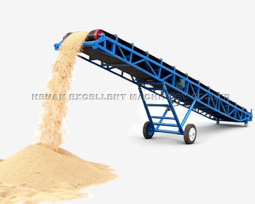 Convoyeur de sable portable