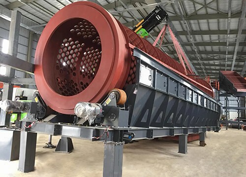 Séparation des déchets d'écran de trommel pour les déchets solides municipaux dans l'usine de recyclage